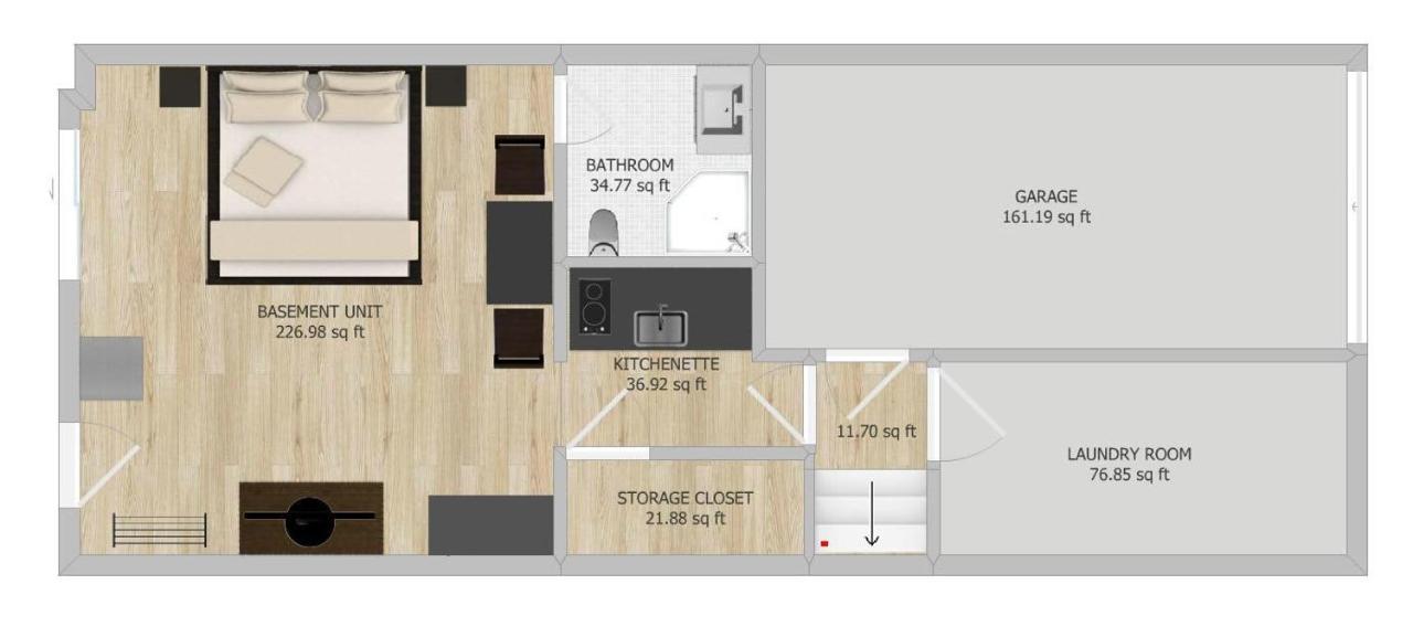 Modern Studio W King Bed - Central Ottawa Exterior photo
